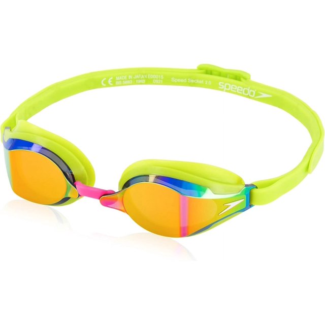 Unisex Adult Swim Goggles Mirro Speed Socket . Multiple Colors One Size