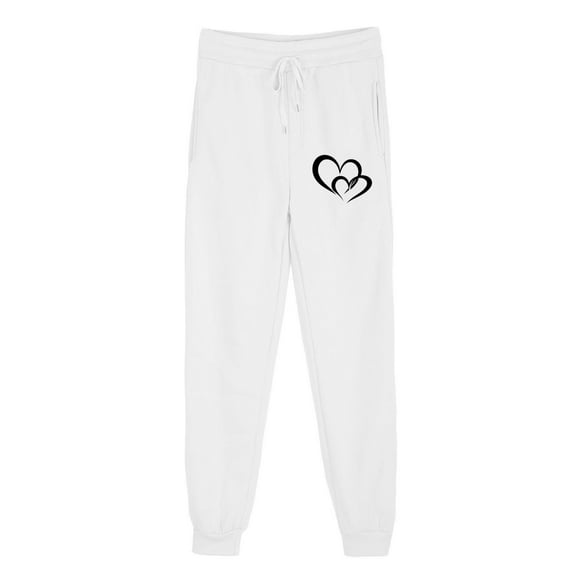 FNFYFH Women's High Rise Fleece Lined Joggers Thermal Winter Sweatpants with Pockets Petite Regular Tall
