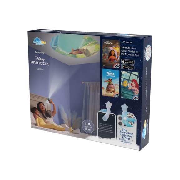 Juguete de aprendizaje electrónico Moonlite Disney Princess 3 Story Projector