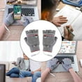 thumbnail image 6 of Women USB Heated Gloves,Winter Warm Automatic Constant Temperature Heating Gloves,Women Half Fingers Knitting Gloves, 6 of 7