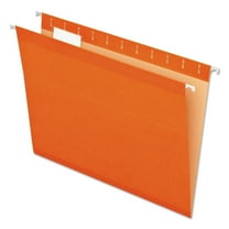Pendaflex Reinforced Hanging Folders 1/5 Tab Letter Orange 25/Box 415215ORA