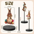 thumbnail image 2 of Easter Vintage Bunny Old Style Wooden Table Decoration Victorian Style 3Pcs, 2 of 6