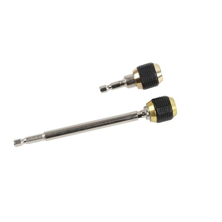 

2PCS Hex Fast Change Bit Holder Pop Up Type Carbon Steel Hex Shank Couplers 60mm 150mm