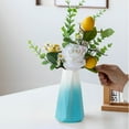 thumbnail image 4 of Limited Time Deal karymi Folding Ceramic Vase Flower Vase Glass Home Decoration Vase Ceramic Vase Plant Flower Pot Limited Time Deal Weekly Deal Big Savings, 4 of 6