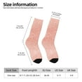 thumbnail image 6 of Uemuo Rose Gold Glitter Pattern Women's Crew Socks, Soft Durable Breathable Moisture-Wicking with Odor Control Cotton socks, 6 of 9