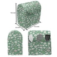 thumbnail image 4 of Cherry Blossom Stand Mixer Cover, Downward Sloping Cherry Blossom Petals on a Greenery Background, Kitchen Appliance Organizer Bag Cover with Pockets, 5 Quarts, Rose and Sea Green, by Ambesonne, 4 of 4