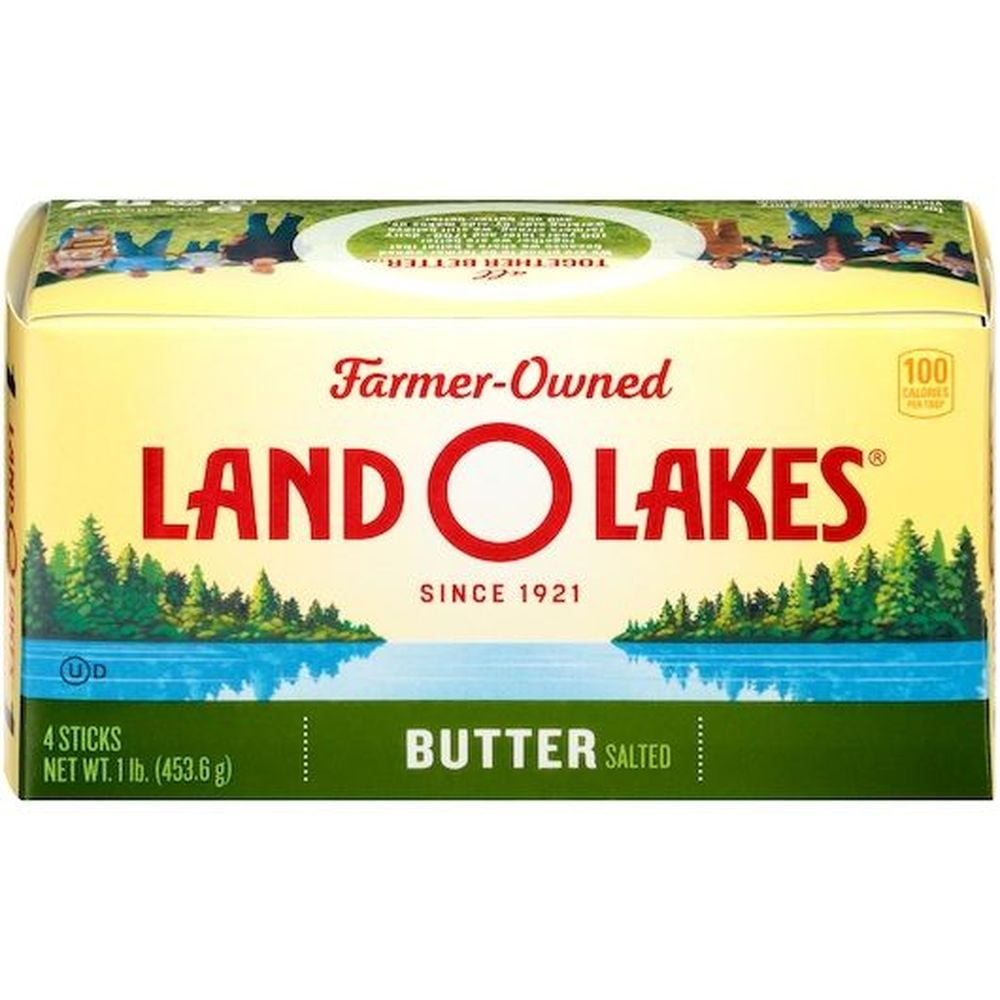 Land O Lakes Salted Butter, 1 Pound -- 36 per case