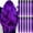 Purple, variant on Mafushad 12 PCS Hair Extensions Clip In, 22 Inch Colored Hair Extensions Party Highlights Long Straight Synthetic Hairpieces For Women Girls Halloween Christmas Cosplay