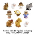 thumbnail image 4 of Fisher-Price Little People Nativity Scene Playset for Toddlers, Stable with 10 Figures, 4 of 6
