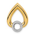 thumbnail image 5 of Real 14kt Yellow Gold Teardrop 5mm Diamond Chain Slide Mtg; for Adults and Teens; for Women and Men, 5 of 5
