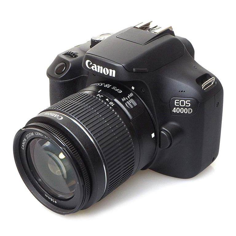 Canon EOS 4000D EF-S 18-55mm and EF 50mm f/1.8 STM Lens Bundle