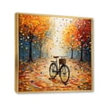 thumbnail image 2 of Designart "Pedaling Through the Sands of Time I" Transportation Floater Framed Wall Decor, 2 of 7