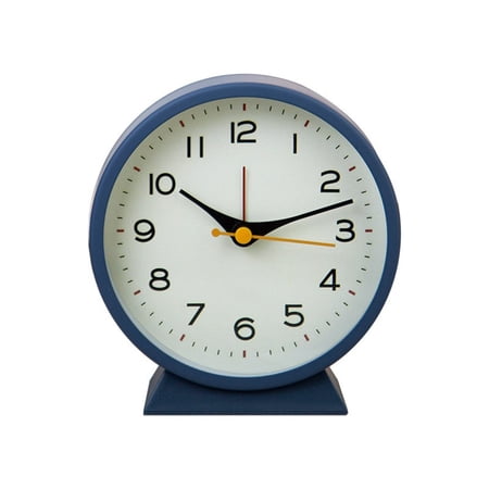 Retro Twin Bell Alarm Clock Silent Sweep Easy Read for Bedroom