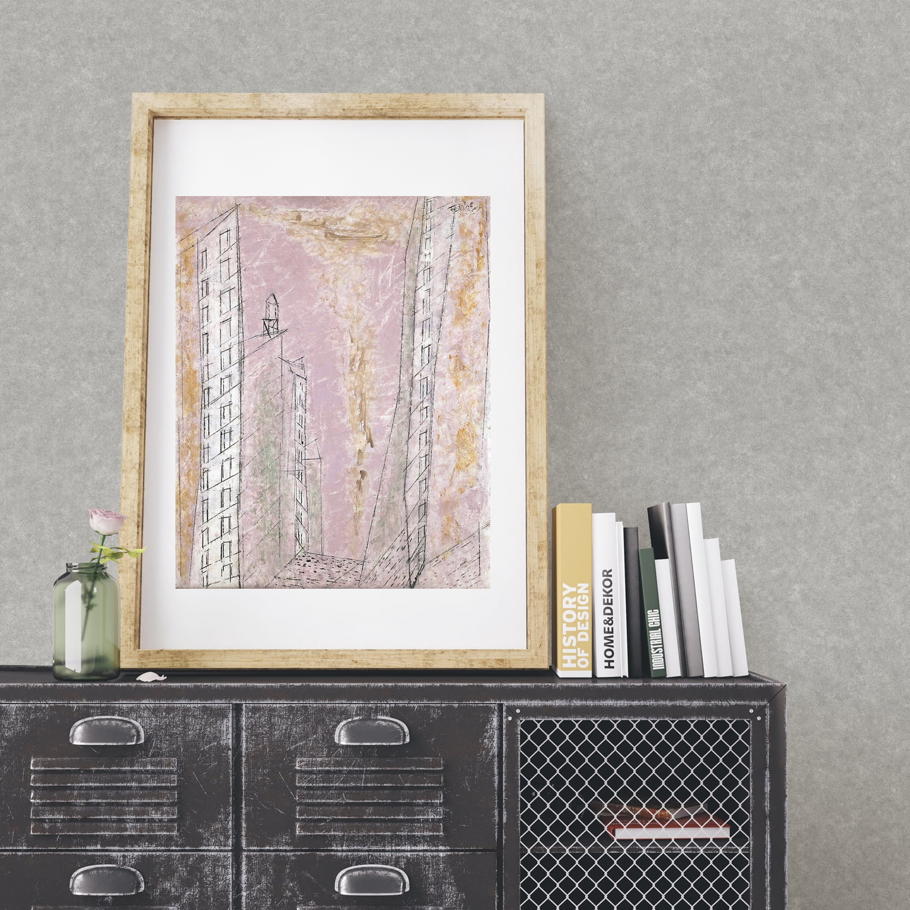 Decorline Cielo Silver Sponged Metallic Wallpaper