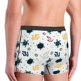 thumbnail image 3 of Goofa Turtles And Corals Printed Men's Boxer Briefs Underwear, Moisture-Wicking Underwear, Trunk,Soft and Breathable Cotton Underwear-Large, 3 of 9