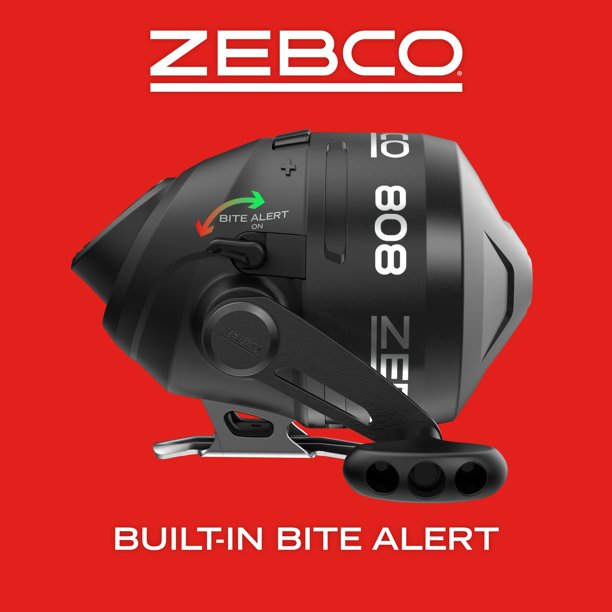 Zebco 808 Spincast Fishing Reel, Size 80 Reel, Black - Walmart