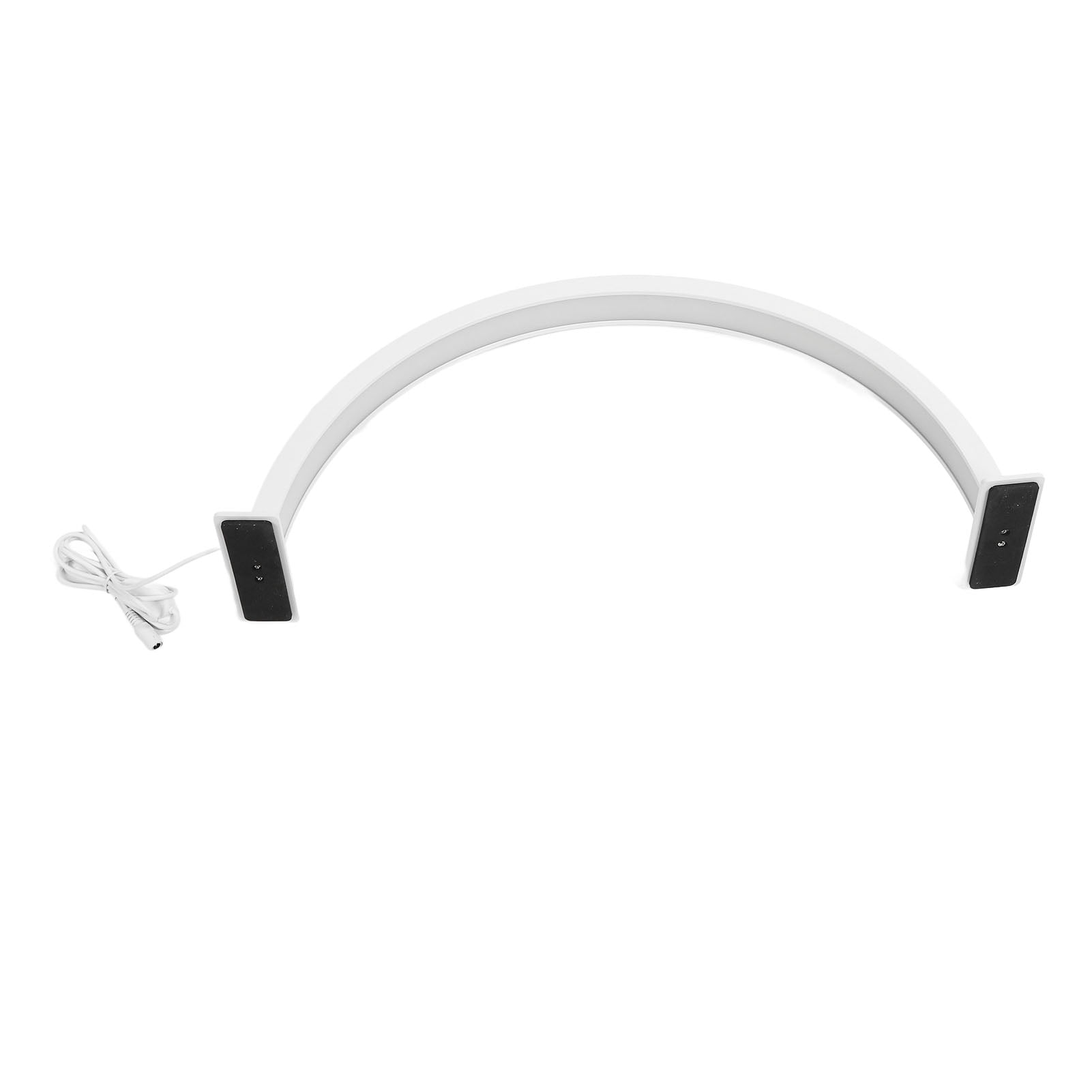 Half Moon Desk Lamp, 3 Color Temperature LED Half Moon Light  For Eyebrow Tattooing US Plug