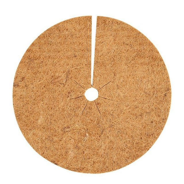 Coconut Fibers Mulch Ring Tree Protector Mat Coco Coir Tree Protection Tree Ring Mats Tree Disc Plant Cover,coconuts,15.7"