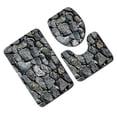 thumbnail image 1 of Cateissary Lo más nuevo, 3 unidades/juego de fundas para asiento de inodoro, alfombrilla antideslizante para baño, alfombras lavables florales para baño, Decoración del hogar TYPE6 5 # Cateissary JJ25268-06, 1 of 6