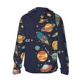 thumbnail image 2 of Picia Space Women's Men's UPF 50+ Sun Protection Hoodie Shirt Long Sleeve SPF Fishing Outdoor UV Hiking Lightweight Shirts-Medium, 2 of 9