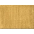 thumbnail image 1 of Ahgly Company Indoor Rectangle Solid Brown Modern Area Rugs, 2' x 5', 1 of 4