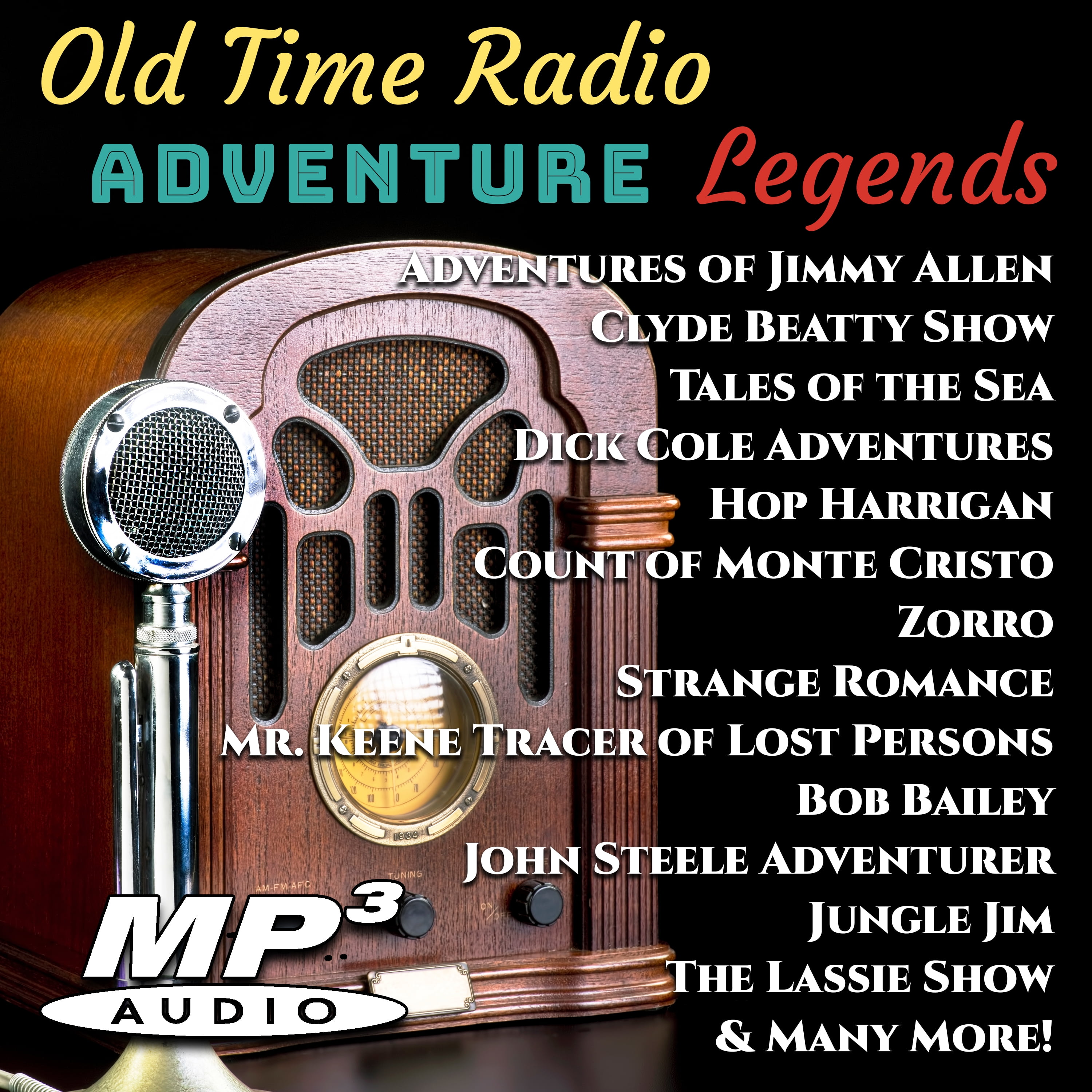 Old Time Radio Adventure Legends on USB Flash Drive _ Over 3,500 Shows