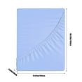 thumbnail image 3 of kttectoa Bed Sheets Queen Sheet Set Double Bed Fitted Sheet Non-Slip Fixed Bed Cover Queen Size Sheets All-Inclusive Mattress Protection Bed Cover Soft Fiber Sheets, 3 of 8