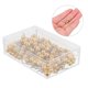 thumbnail image 4 of 200 Pcs Gold Push Pins Decorative Thumb Tacks Round Ball Head Pins Mini Map Tacks Dressmaking Sewing Pins For Maps Photos Crafts Office, 4 of 4