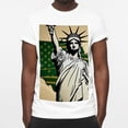 thumbnail image 3 of T Shirts for Men Pack,Men's T-shirts,Womens T Shirts,Short Sleeve Shirts for Women,Leaf Usa Map Statue Liberty,4XL, 3 of 5