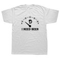 thumbnail image 1 of Camisetas de algodón con estampado divertido de cerveza ropa de calle de manga corta con cuello redondo Harajuku Unisex Ruso, 1 of 7