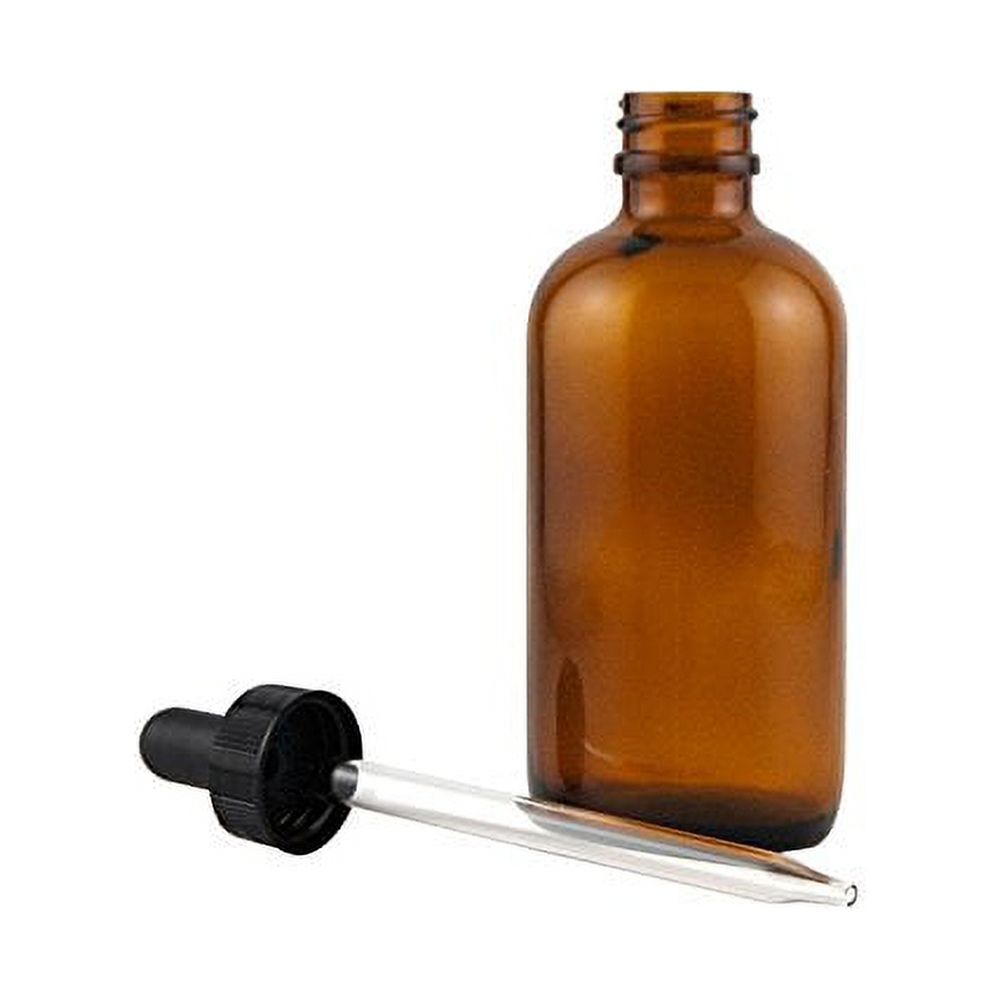 Amber Glass Bottle 4oz with Dropper(12 pack) - image 3 of 3