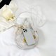 thumbnail image 4 of Bolsos cruzados para mujer, bolso de paja tejido con lazo, bolsos de playa informales para mujer (blanco) Likrtyny Para Estrenar, 4 of 9