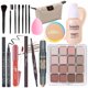 thumbnail image 1 of YBUETE Set de maquillaje Kit completo para niñas, adolescentes, mujeres, set de regalo de maquillaje que incluye sombra de ojos, base, colorete, lápiz de cejas, máscara, delineador de ojos, pinceles,, 1 of 5
