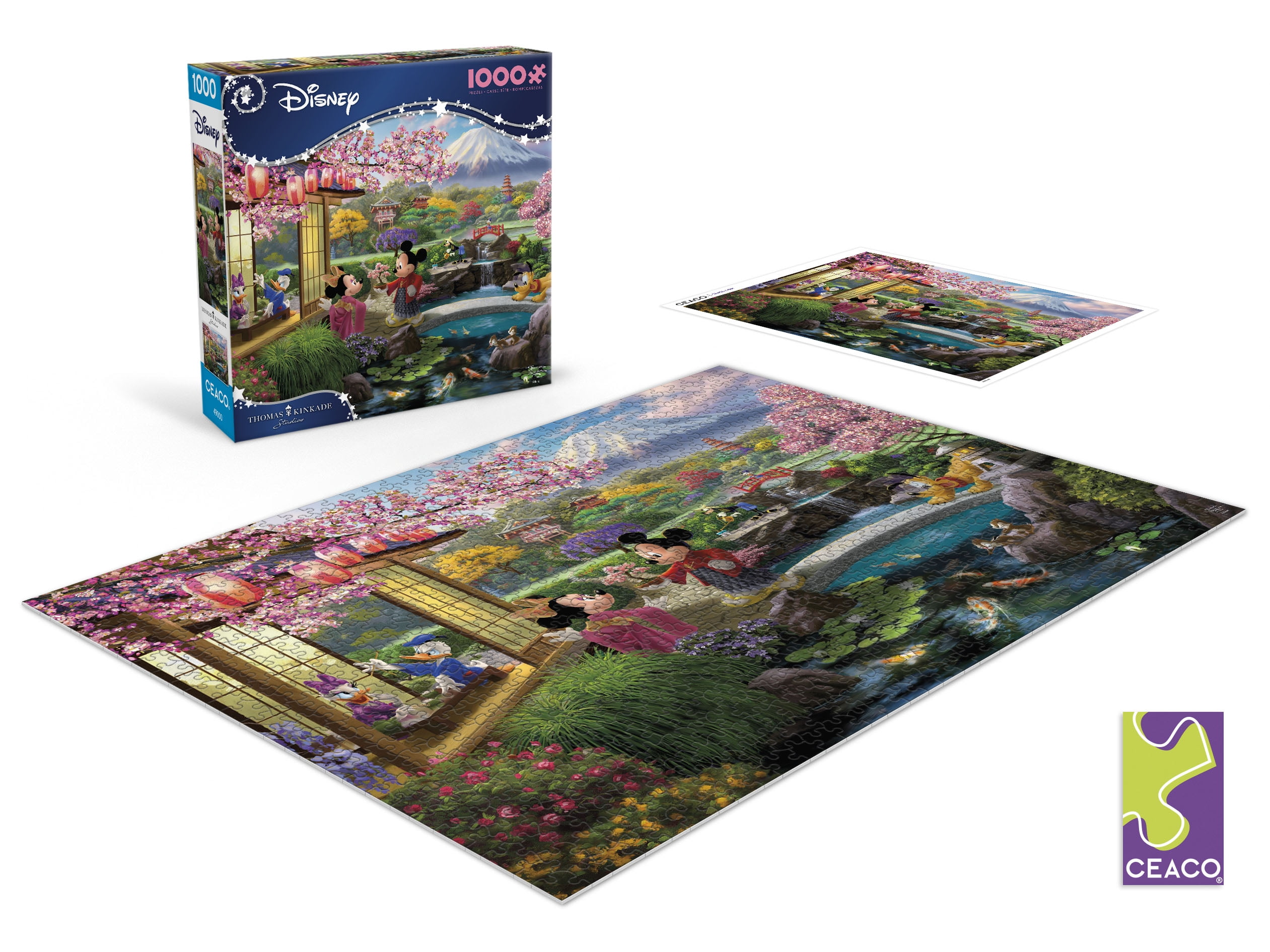 Ceaco 1000 Piece Mickey and Minnie in Japan Interlocking Jigsaw