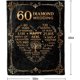 thumbnail image 2 of LHSHID Personalized Wedding Anniversary Blanket 60th Anniversary Blanket 60 Years Anniversary Diamond Wedding Gifts for Couple Parents 60th Wedding for Wife Her Husband Him 40"x50", 2 of 8