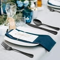 thumbnail image 6 of Vesteel 45 Pieces Black Silverware Set with Serving Utensils, Stainless Steel Modern Flatware Cutlery Set for 8, Eating Utensils Tableware Include Forks Knives Spoons, Mirror Polished, 6 of 7