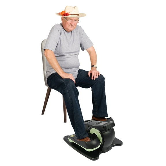 60W Portable Pedal Exerciser, Portable Pedal Exerciser with Remote Control, Foot Pedal Exercise Machine