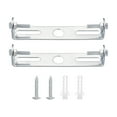 thumbnail image 1 of Placa de luz de techo Uxcell, soporte de montaje para luminarias 3.54"x0.71"x0.67" (L*W*H) Plata 4pcs, 1 of 6