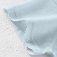 thumbnail image 4 of Fesfesfes Baby Toddler Kids Short Sleeve Cotton Romper Jumpsuit with Collar, Cute Solid Color Button Down Onesie Outfit for Daily Summer Play Wear Kids 0-18 Months Old., 4 of 6