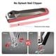 thumbnail image 2 of Nail Clippers With Clips, 2Pcs Nail Clippers Toenail Clipper Set, Splash-Free Nail Clippers, 2 of 4