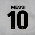 thumbnail image 6 of Icon Sports Official Argentine Football Association Lionel Messi Pullover Hoodie - Unisex Adult - AFA117PH Light Grey M, 6 of 7