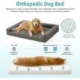 thumbnail image 4 of Katieovy Orthopedic Dog Beds for Large Dog,48 inch Removable Washable Dog Beds with Sides,Non-Slip Bottom Memory Foam Large Pet beds,Dark Gray, 4 of 10