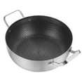 thumbnail image 2 of Miangastore Stainless Steel Pan Nonstick Cooking Pot Honeycomb Food Hot Pot Soup Pot, 2 of 9