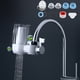 thumbnail image 4 of Cabezal de ducha presurizado | Juego de barra de baño para calentador de agua para baño | Filtración eficiente y salida de doble etapa | Filtro reemplazable lavable | Plástico blanco | 1 pieza, 4 of 8