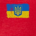 thumbnail image 3 of CafePress - Ukraine Coat Of Arms Flag T Shirt - Womens Football Shirt, 3 of 4