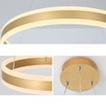 thumbnail image 6 of umeiluce  23.6" 1 Light Ring Dimmable Integrated LED Gold Pendant Light for Living Room Bedroom Entry, 6 of 7