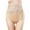 Khaki, variant on PMVFHDE Women High Rise Cotton Underwear Rose Jacquard Lace Trim Belly Control Rear Lift Briefs Comfortable Breathable Panties Cotton Underwear For Women