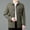 #Army Green, variant on DPTALR Men's Solid Color Lapel Casual Jacket,Button & Zipper Pockets Design,Washable Long Sleeve Outwear Coat,Army Green,Big and Tall Men XL