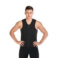 thumbnail image 2 of Men Sauna Suit Compression Vest Body Shaper Waist Trainer Fat Burn Corset Vest for Weight Loss Hot Sweat Workout Tank Top, 2 of 8