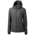 thumbnail image 2 of Women's Cutter & Buck Gray California Angels Cooperstown Collection Mission Ridge Repreve Eco Insulated Full-Zip Puffer, 2 of 3